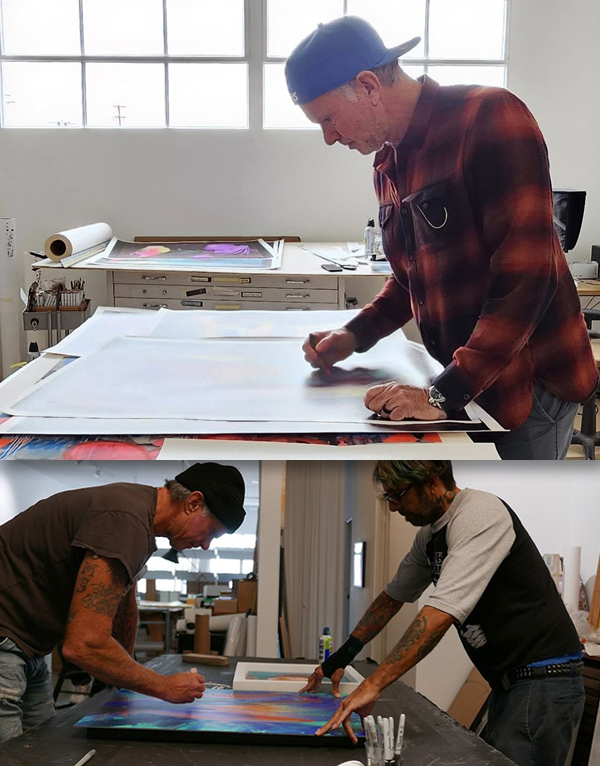 Chad Smith painting